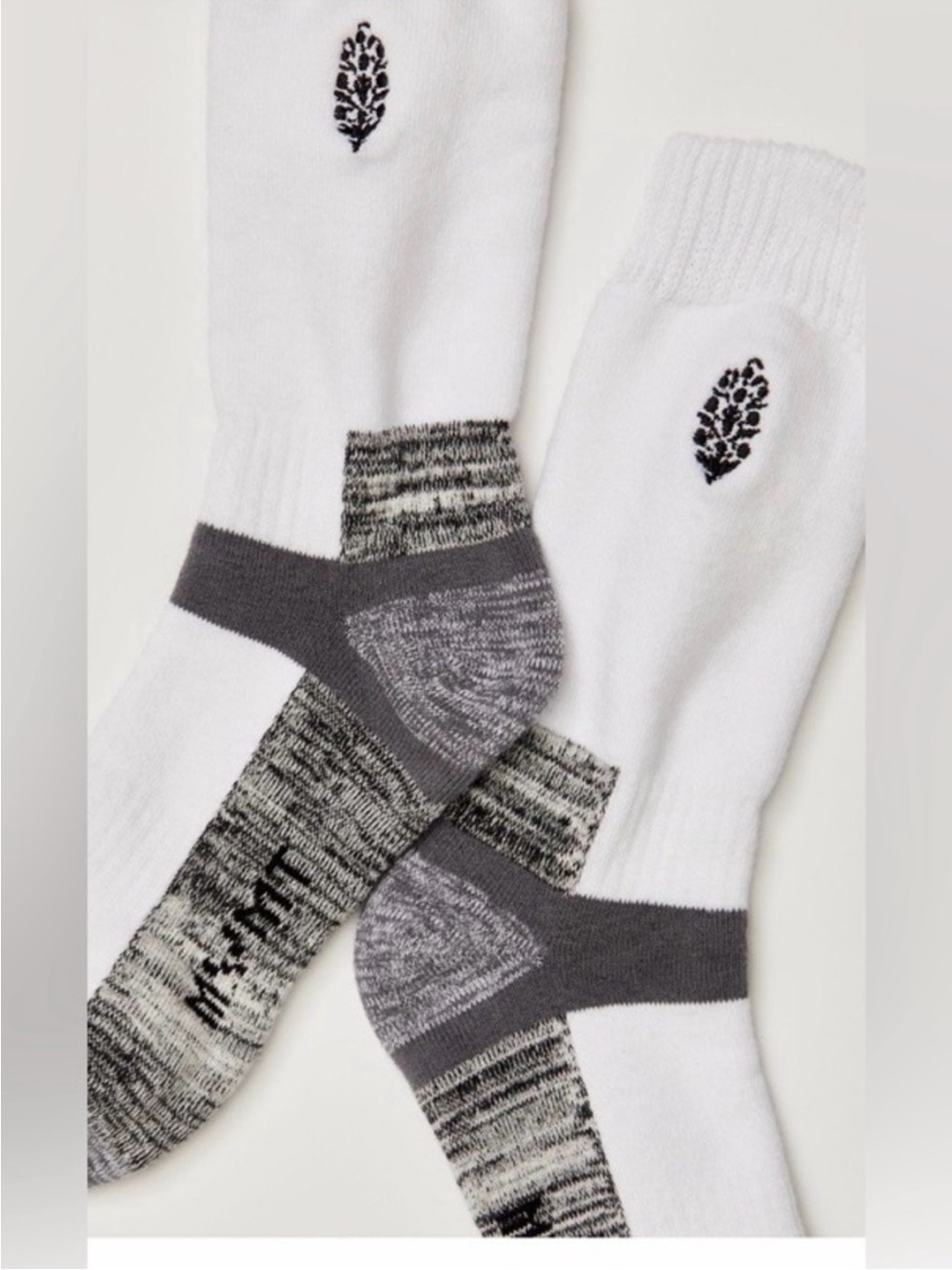 FP Movement by Free People Gray Marled Athletic Crew Socks NWT - Picture 5 of 6
